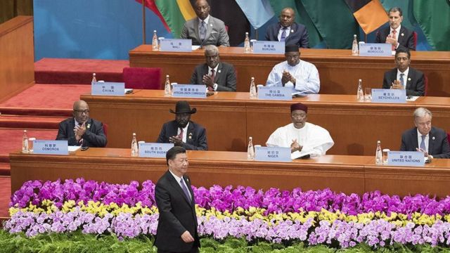 2018年中非合作论坛在北京举行，联合国秘书长古特雷斯和多个非洲国家领导人出席。