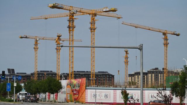 北京某恒大房地产项目工地（13/9/2021）